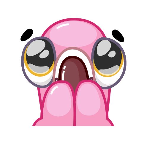 Pool Flamingo classic sticker